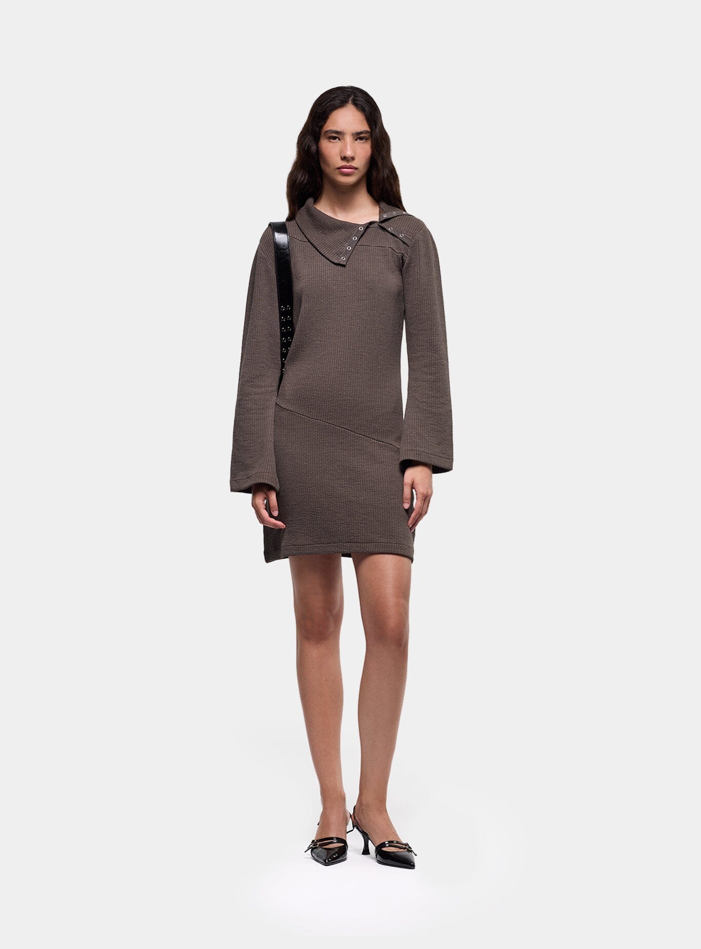 anouk mini dress Anouk Grey Short Dress