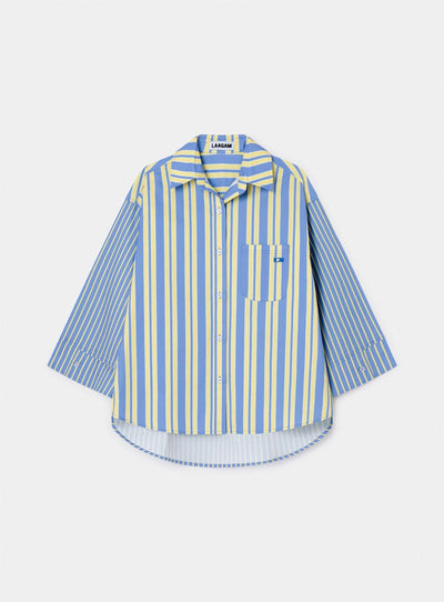 CAOS BLUE POPLIN SHIRT