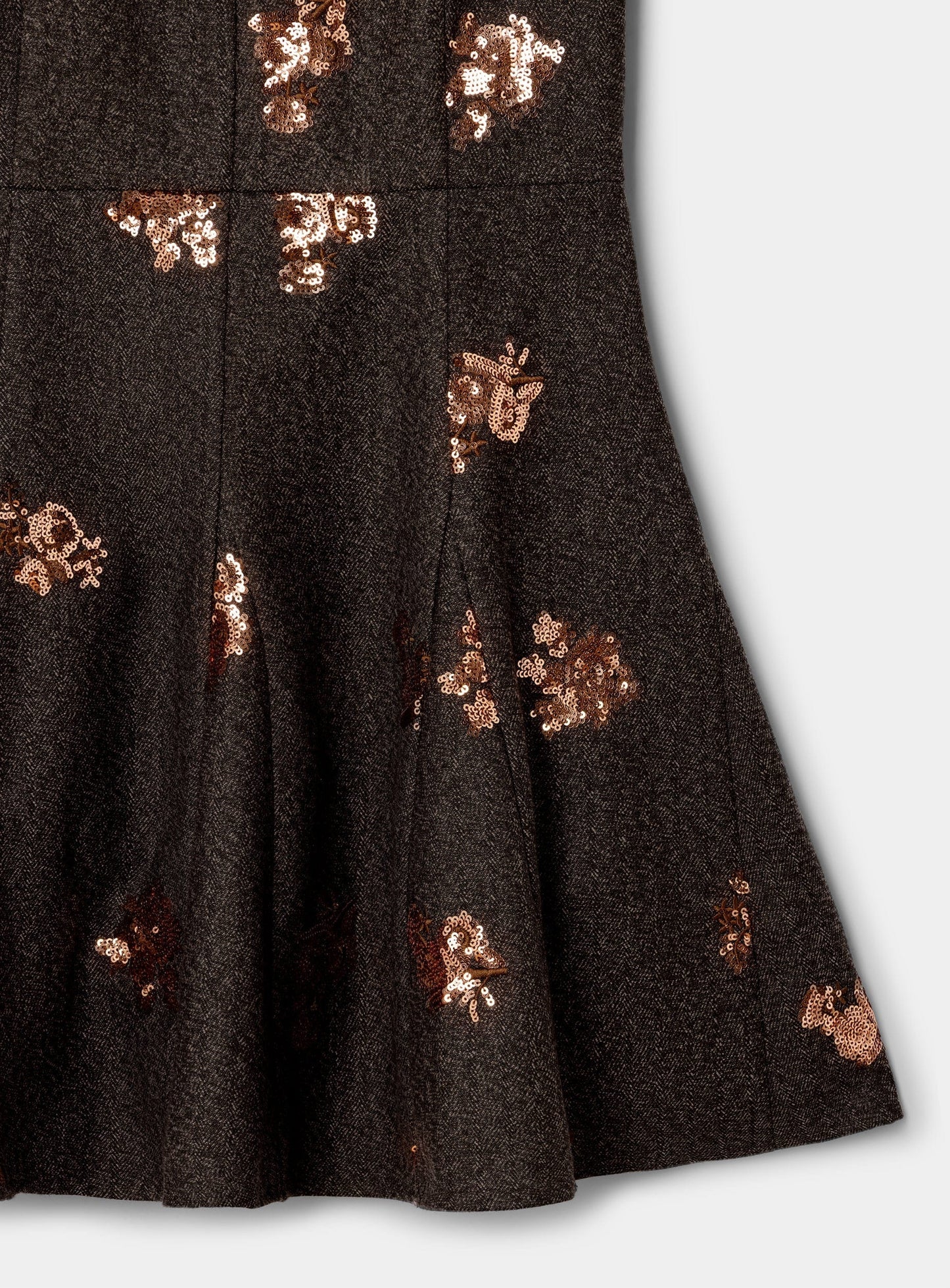 MAELYS BROWN SHORT DRESS