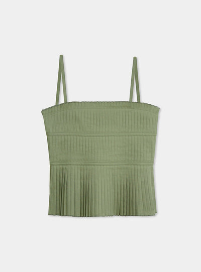 ALMA KHAKI TOP