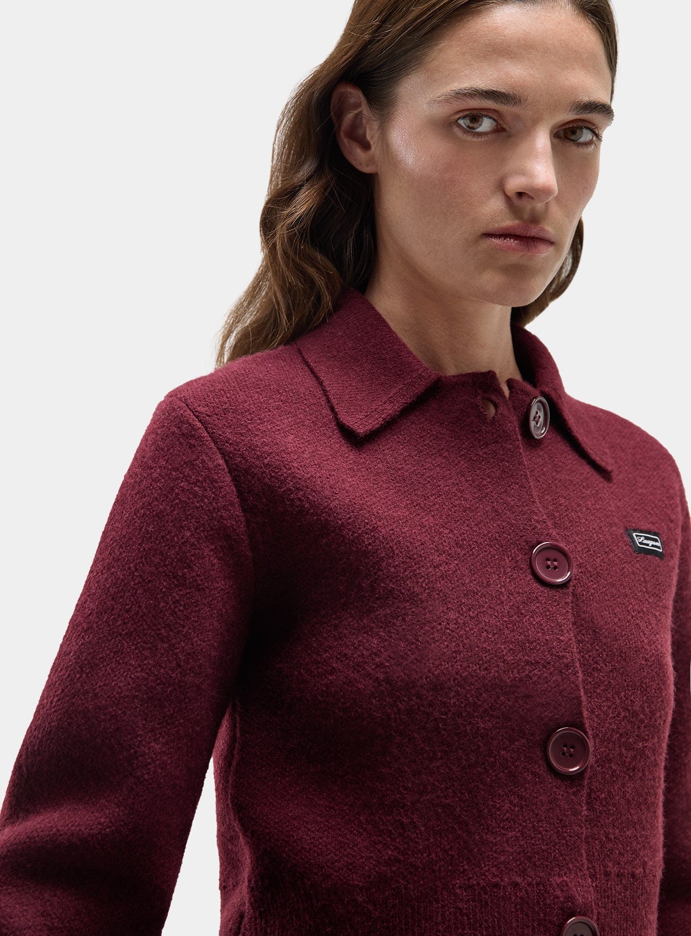 BEVERLY PLUM CARDIGAN