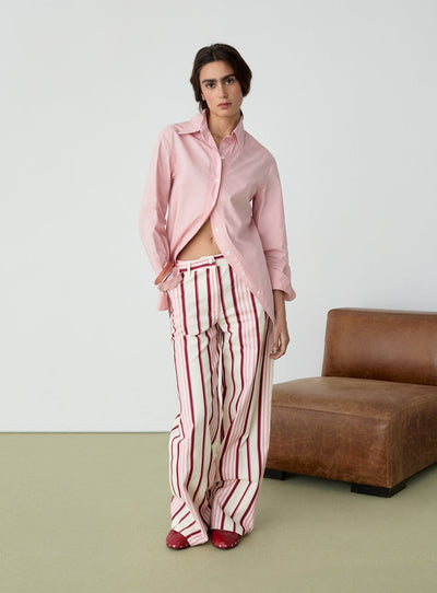 NO BOYFRIEND PINK SHIRT