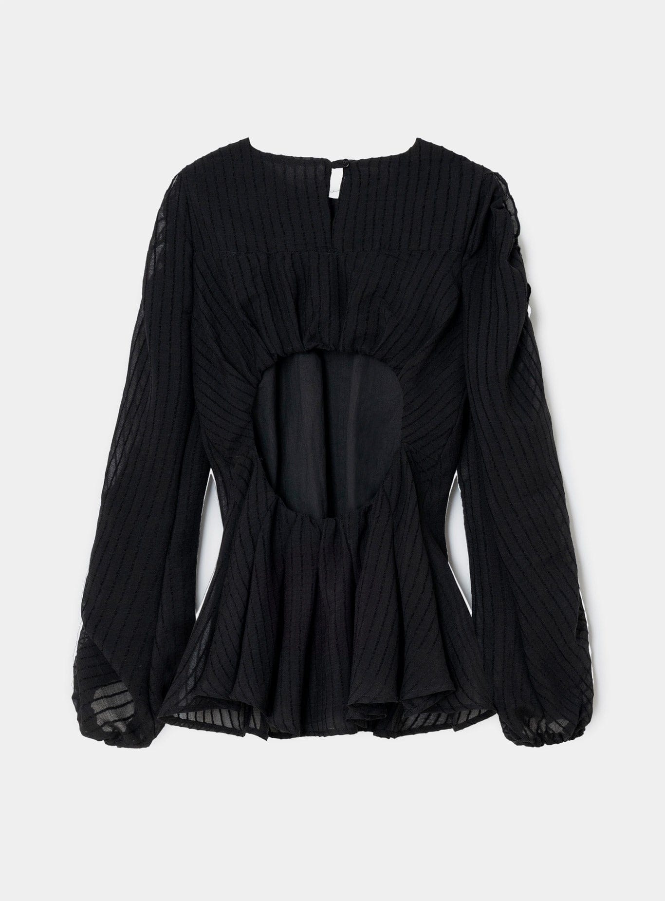 GOYA BLACK PUFF SLEEVE BLOUSE