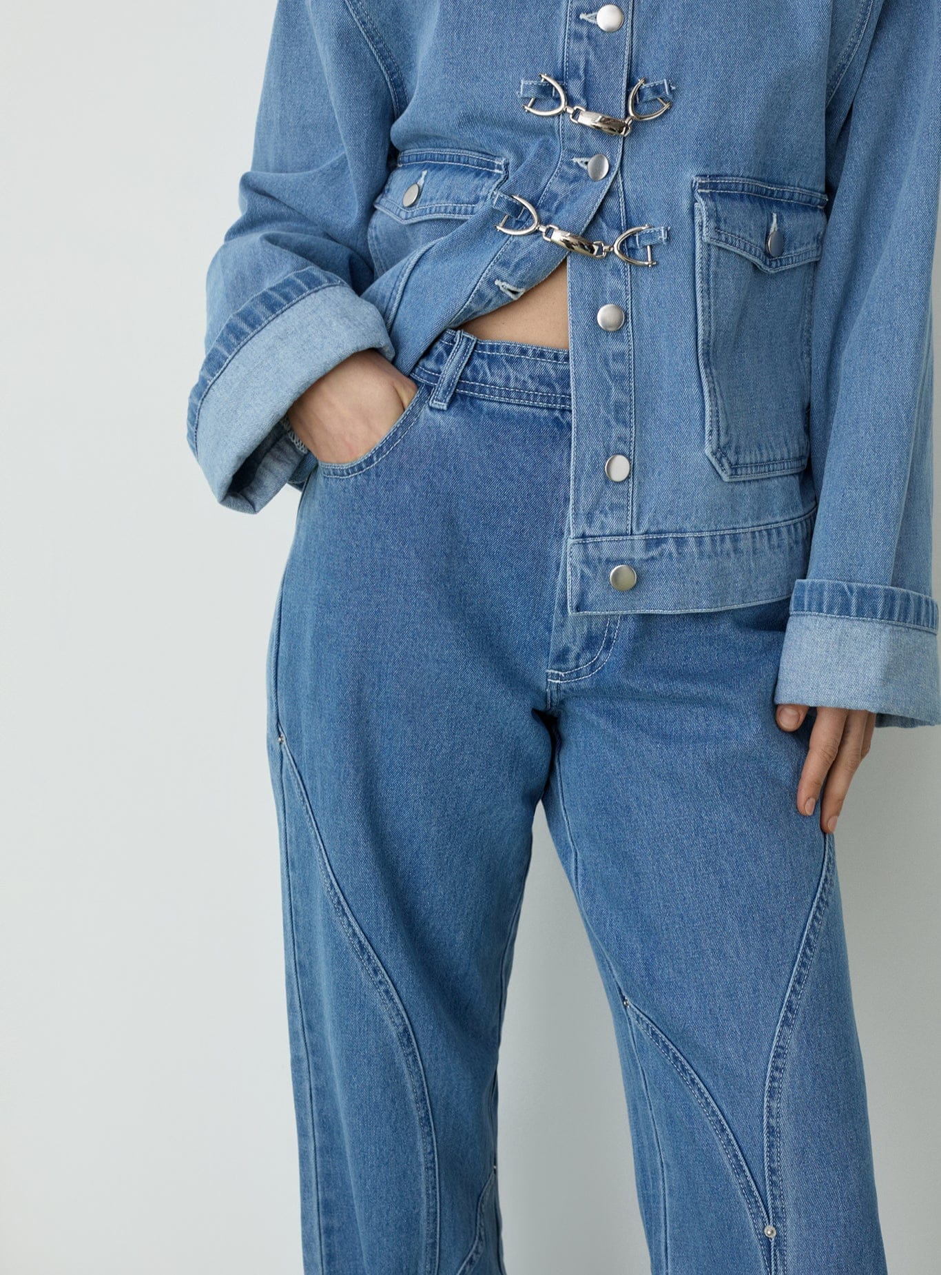 DALSTON LIGHT BLUE DENIM JACKET