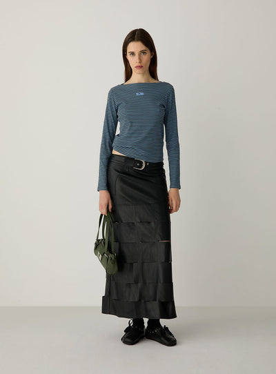 CLOSH BLACK MIDI SKIRT