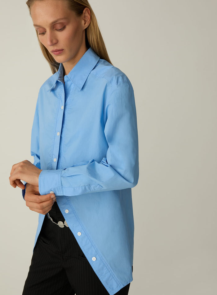 NO BOYFRIEND BLUE SHIRT