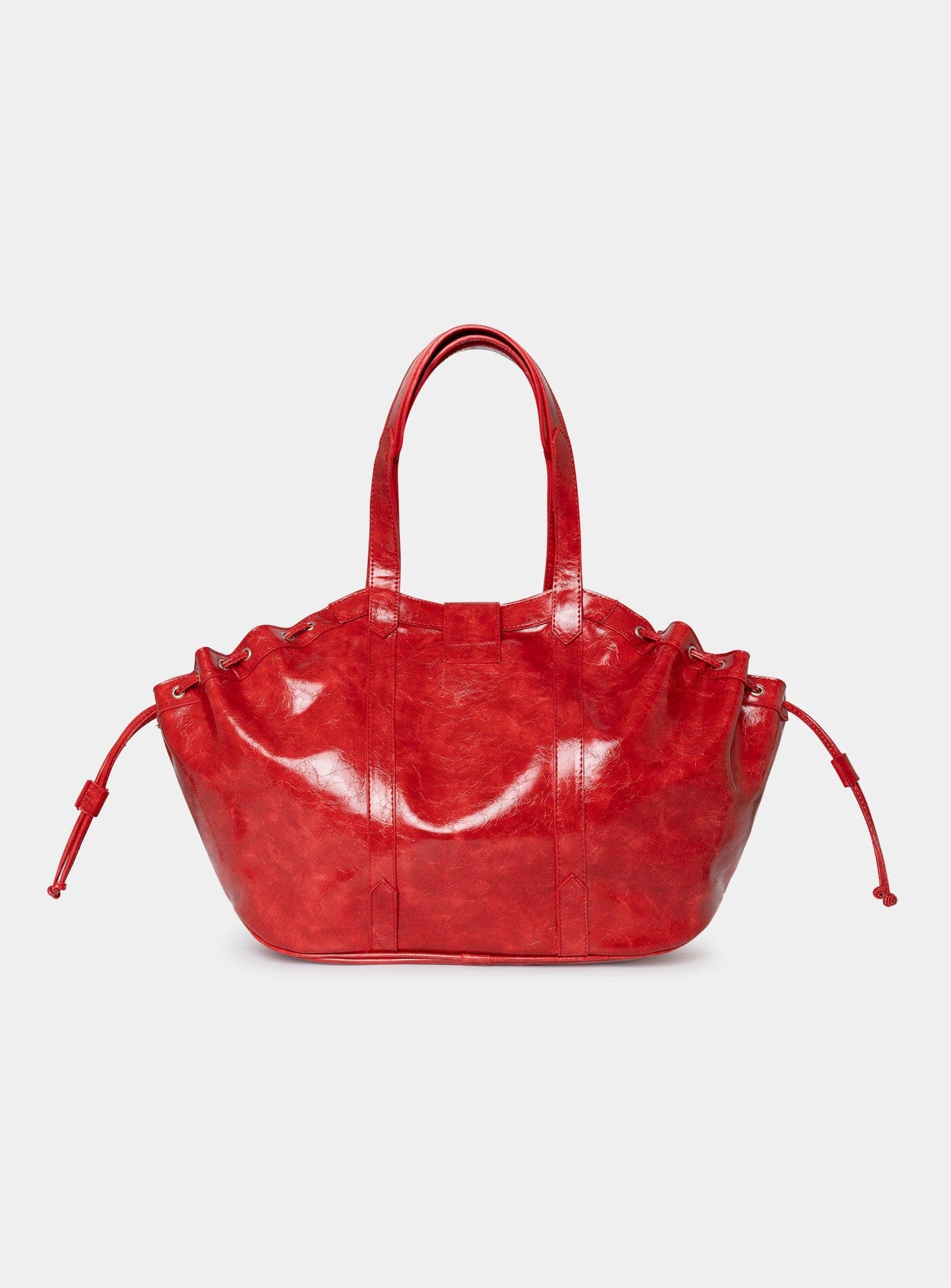 DARLING RED SHOPPER BAG