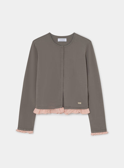 CAMELIA GREY KNITTED TOP