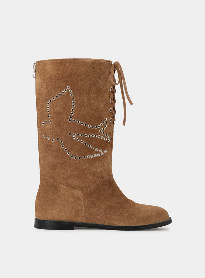 MARLO SUEDE BROWN BOOTS