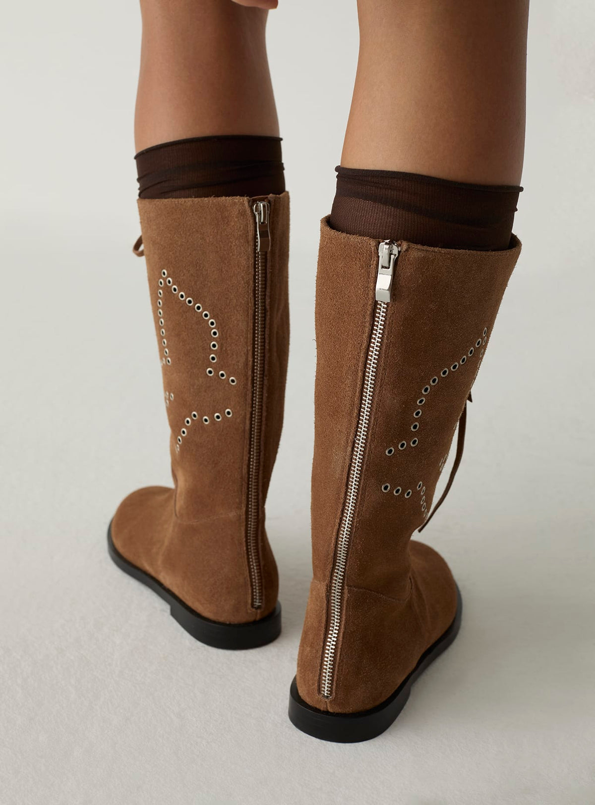 MARLO SUEDE BROWN BOOTS