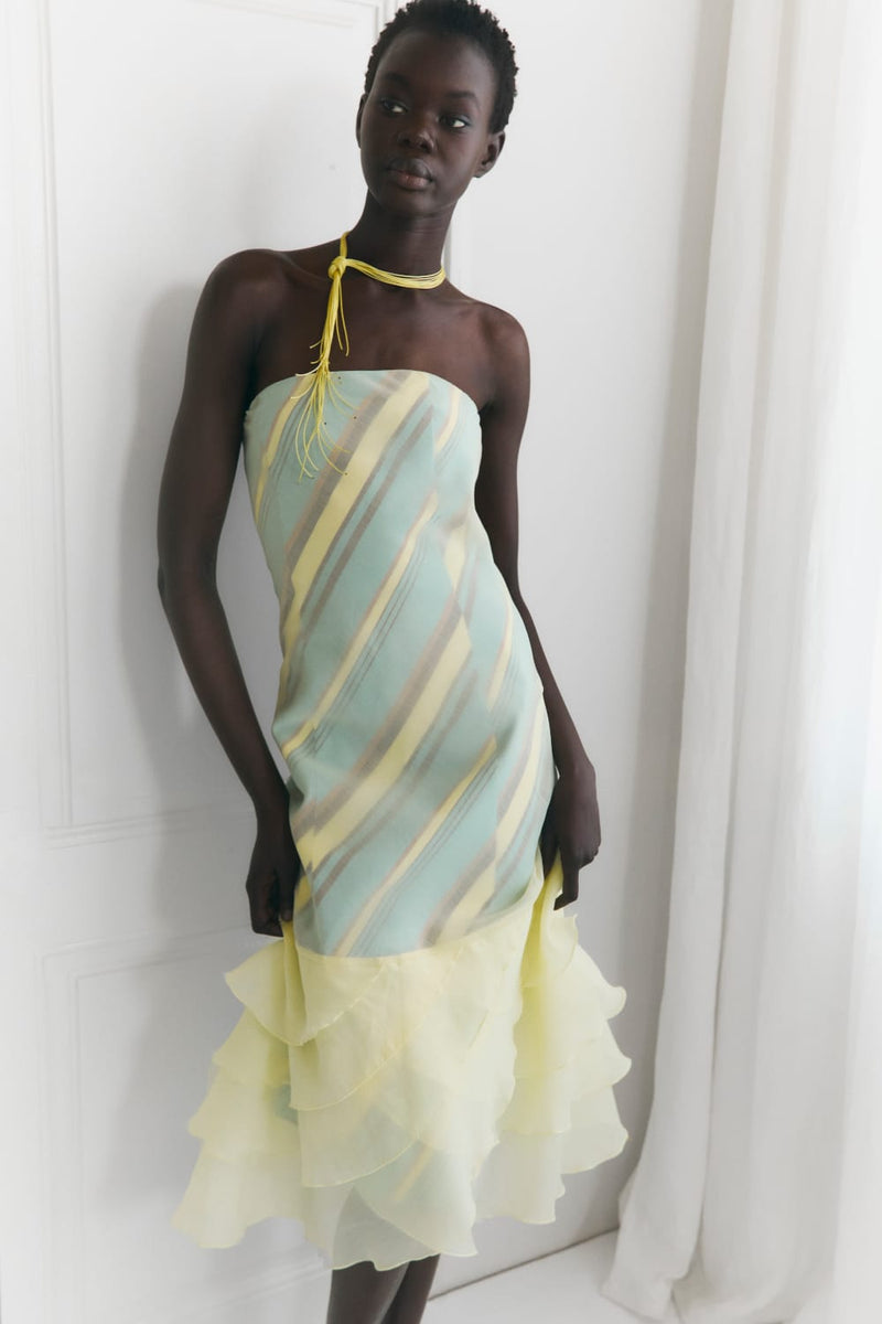 CRETA BUTTER MIDI DRESS