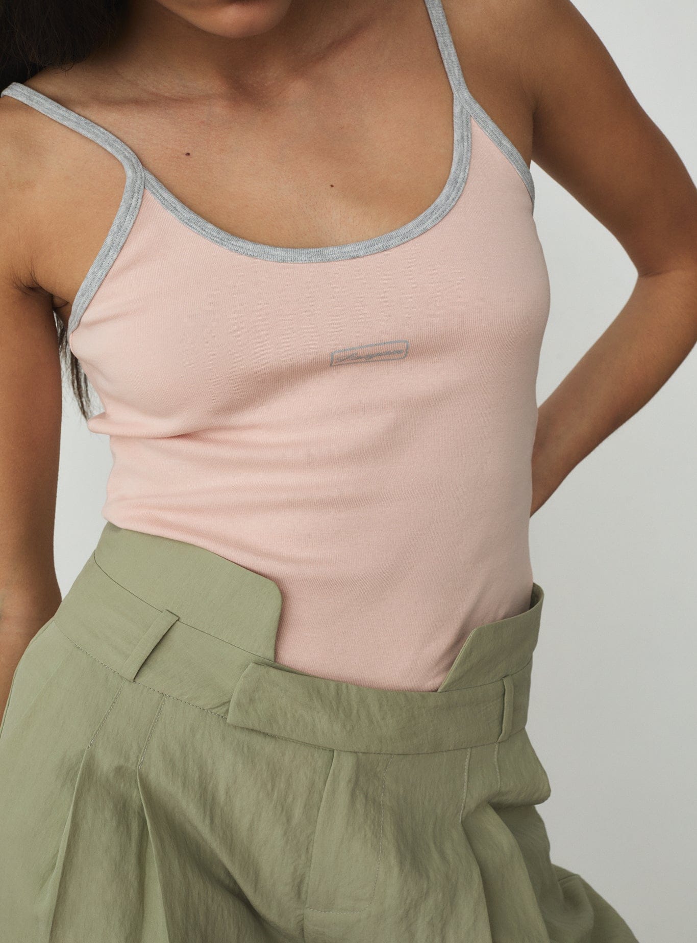 MELINE KHAKI FLOW PANTS