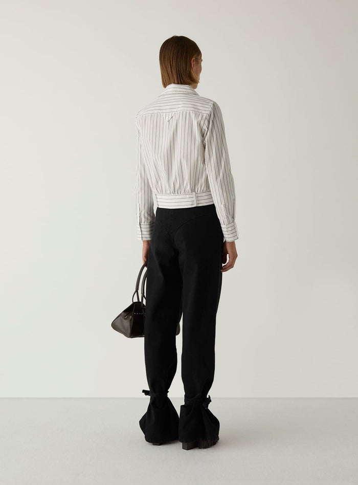 JADA BLACK DENIM RELAXED JEANS