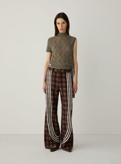 ZION BROWN SQUARED PANTS