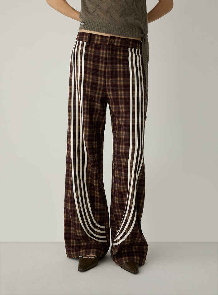 ZION BROWN SQUARED PANTS