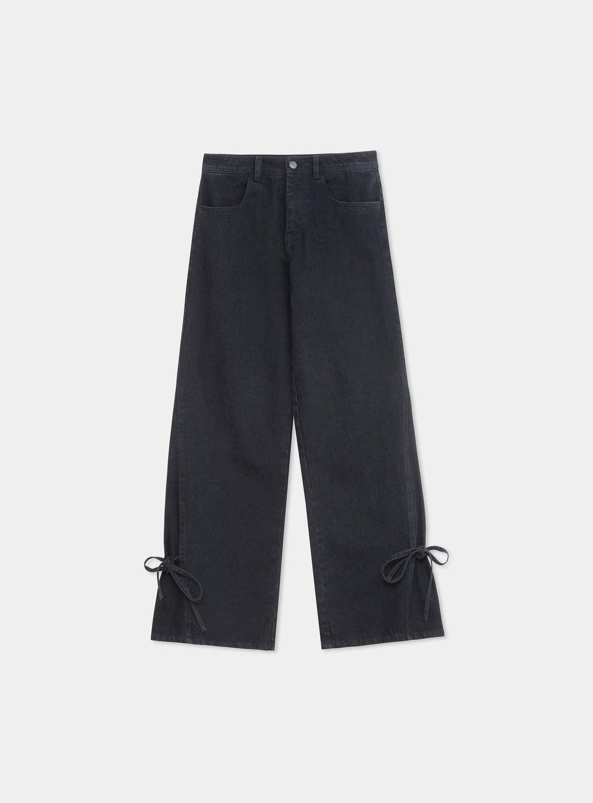 JADA BLACK DENIM RELAXED JEANS