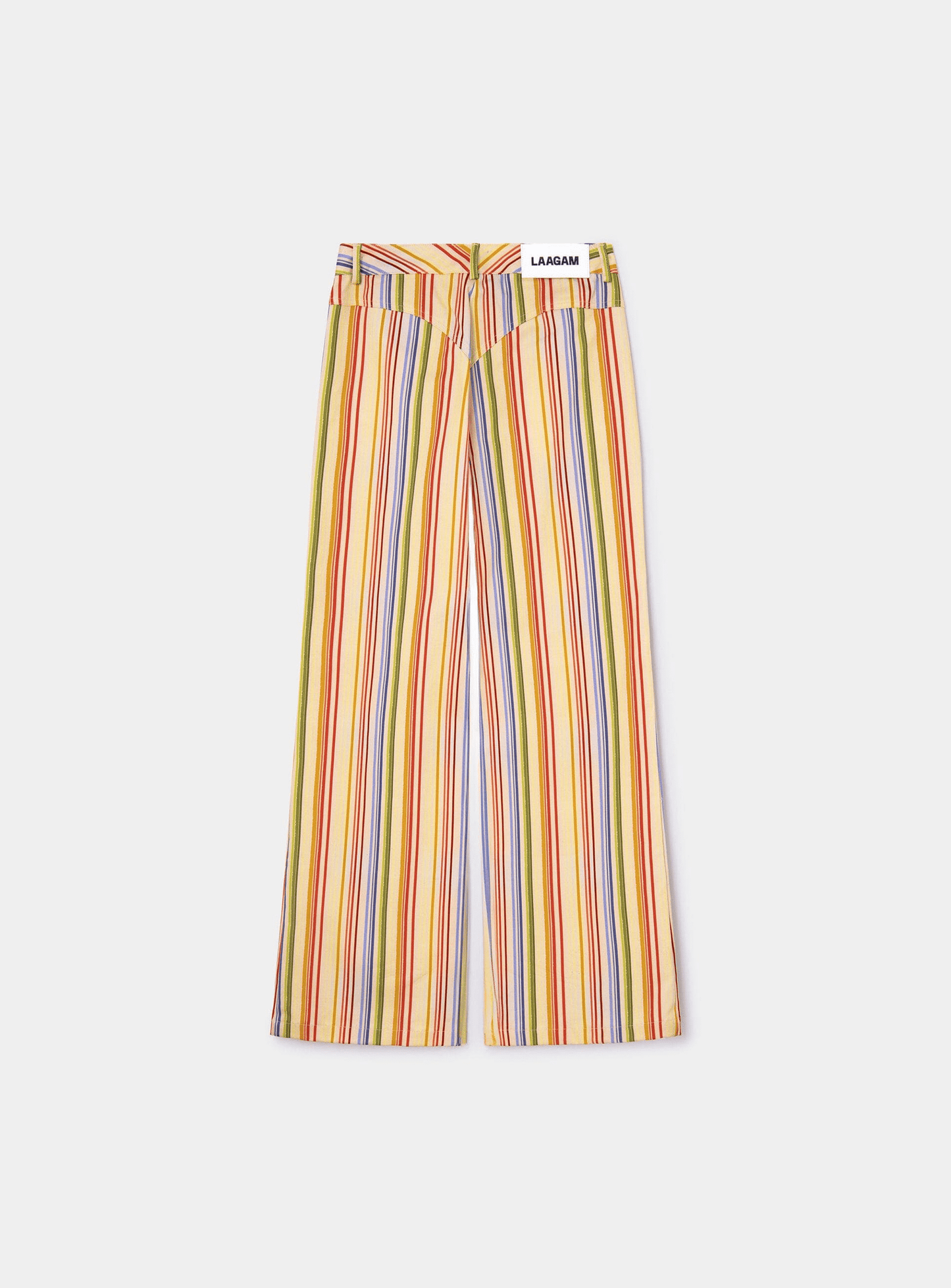 LEROY YELLOW STRIPED TWILL PANTS