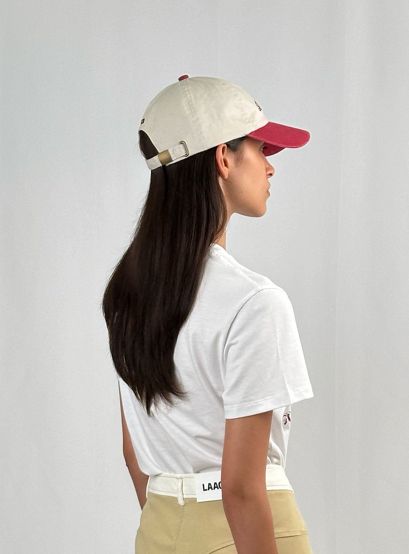 BICOLOR EMBROIDERED LOGO CAP