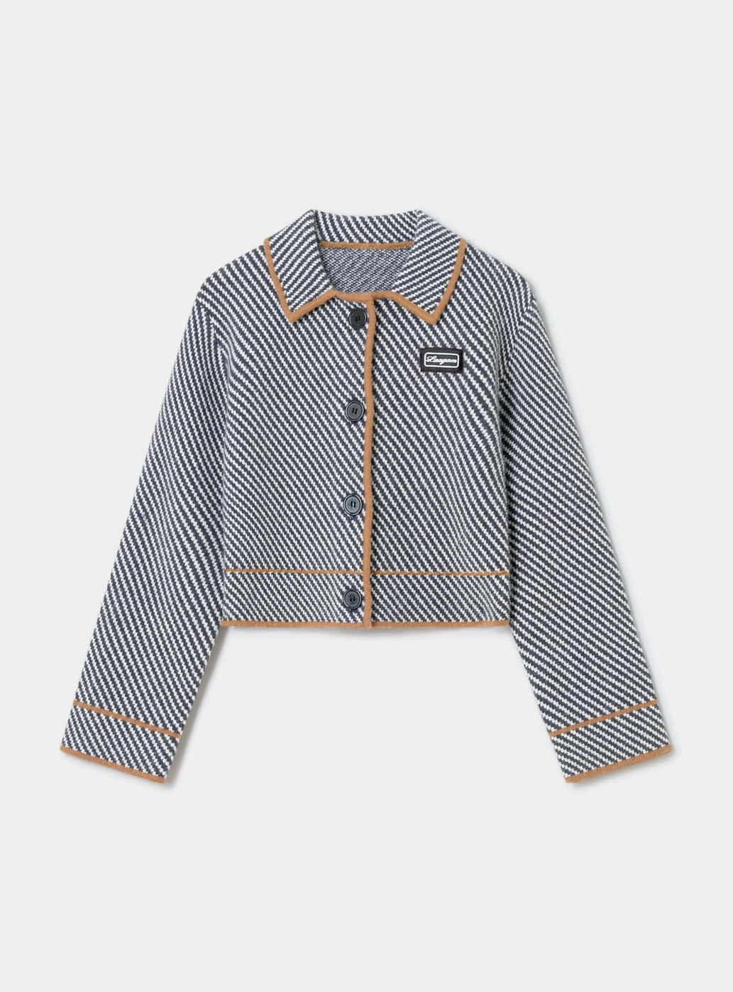 BEVERLY GREY STRIPED CARDIGAN