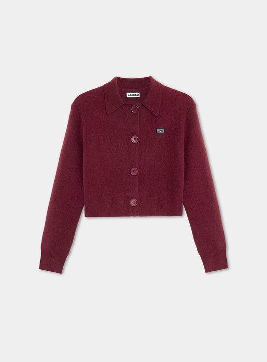 BEVERLY PLUM CARDIGAN