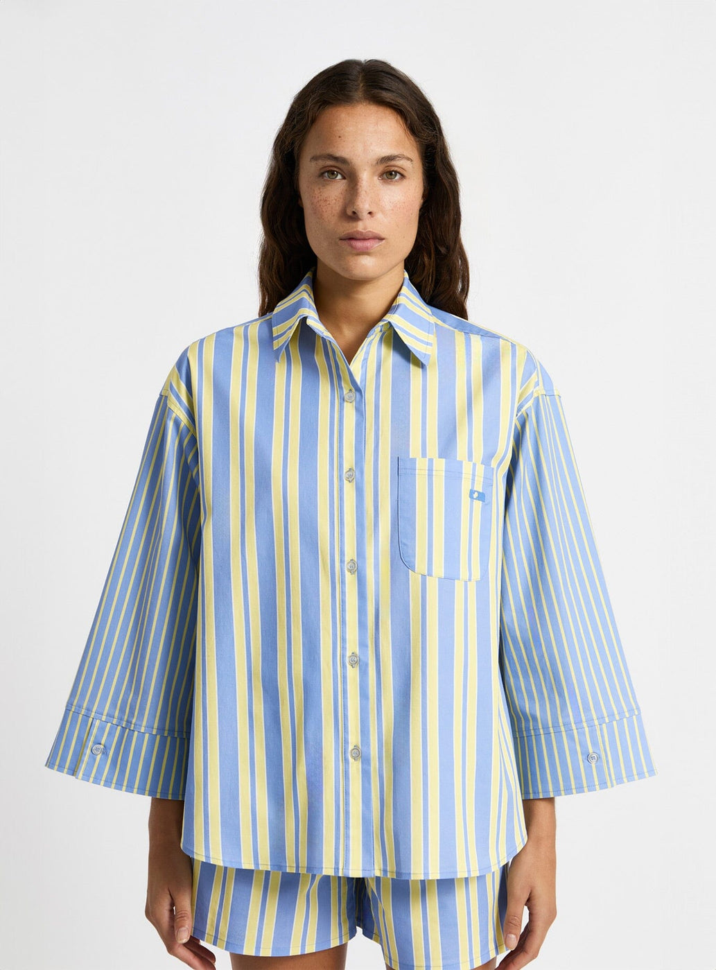 CAOS BLUE POPLIN SHIRT