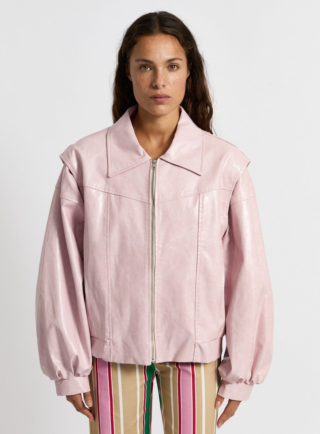 CUPIDO PINK BOMBER JACKET