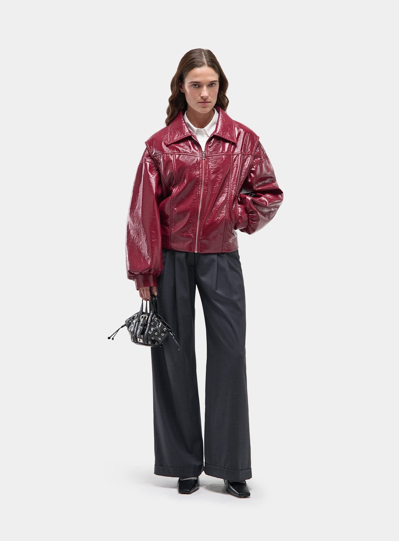 CUPIDO RED BOMBER JACKET