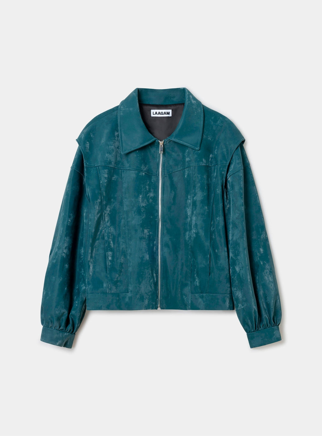CUPIDO TEAL GREEN BOMBER JACKET
