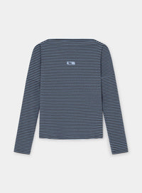 EMORY BLUE STRIPED LONG SLEEVE T-SHIRT