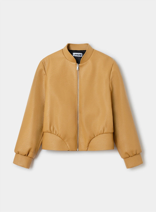 FREYA CAMEL BOMBER JACKET