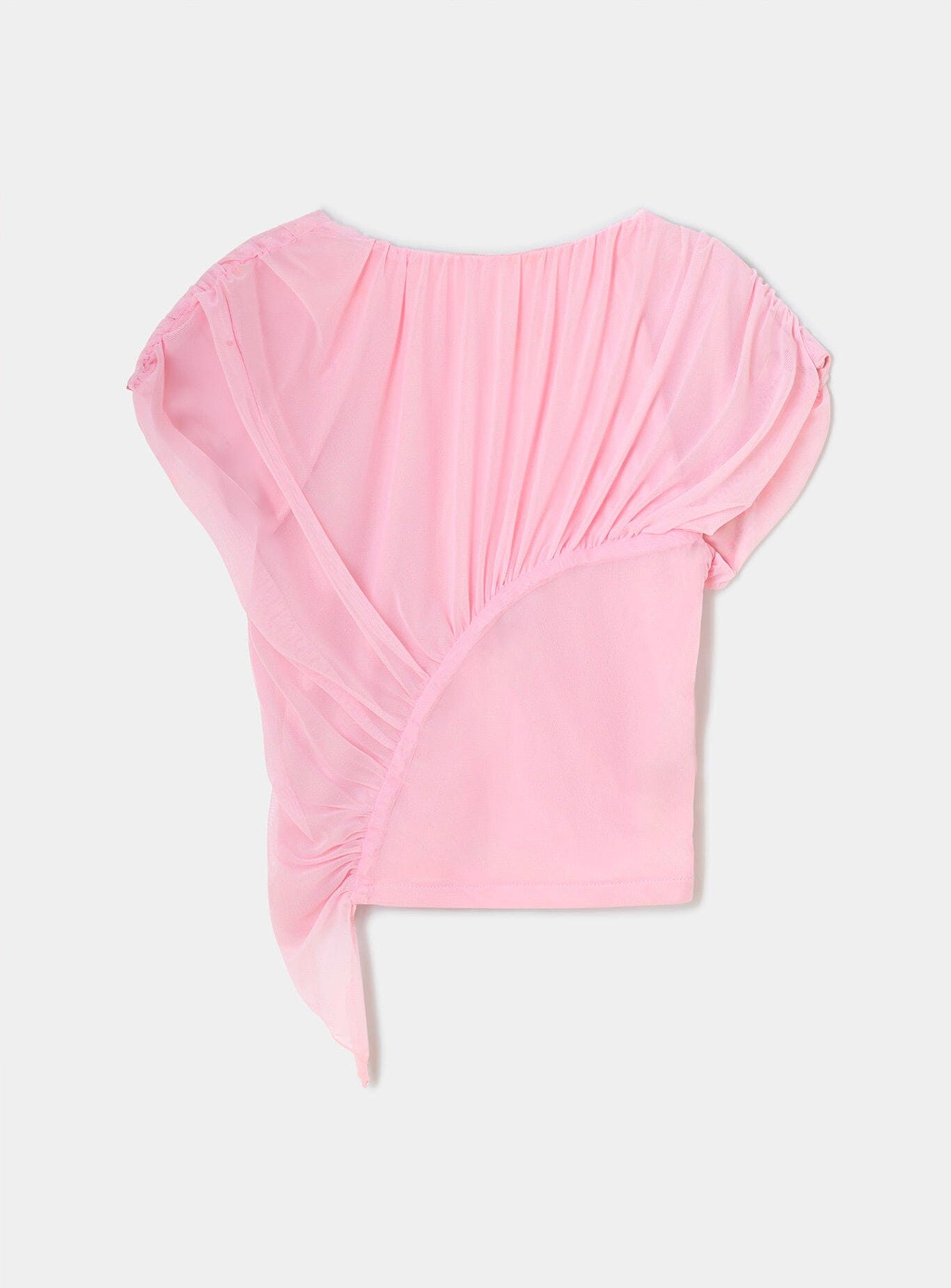 GEMINI PINK DRAPED TOP