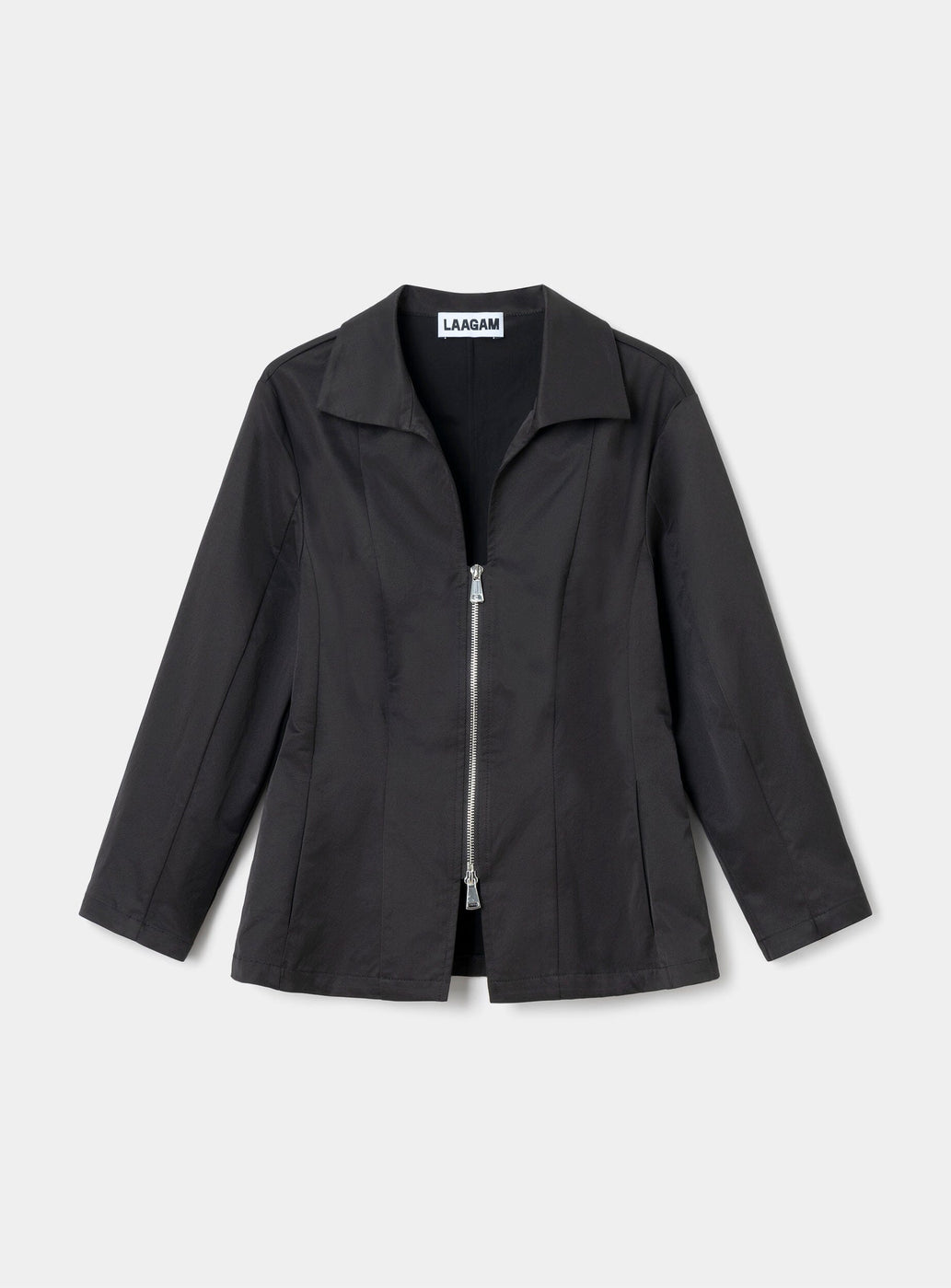 HARLEM BLACK ZIPPERED SHIRT