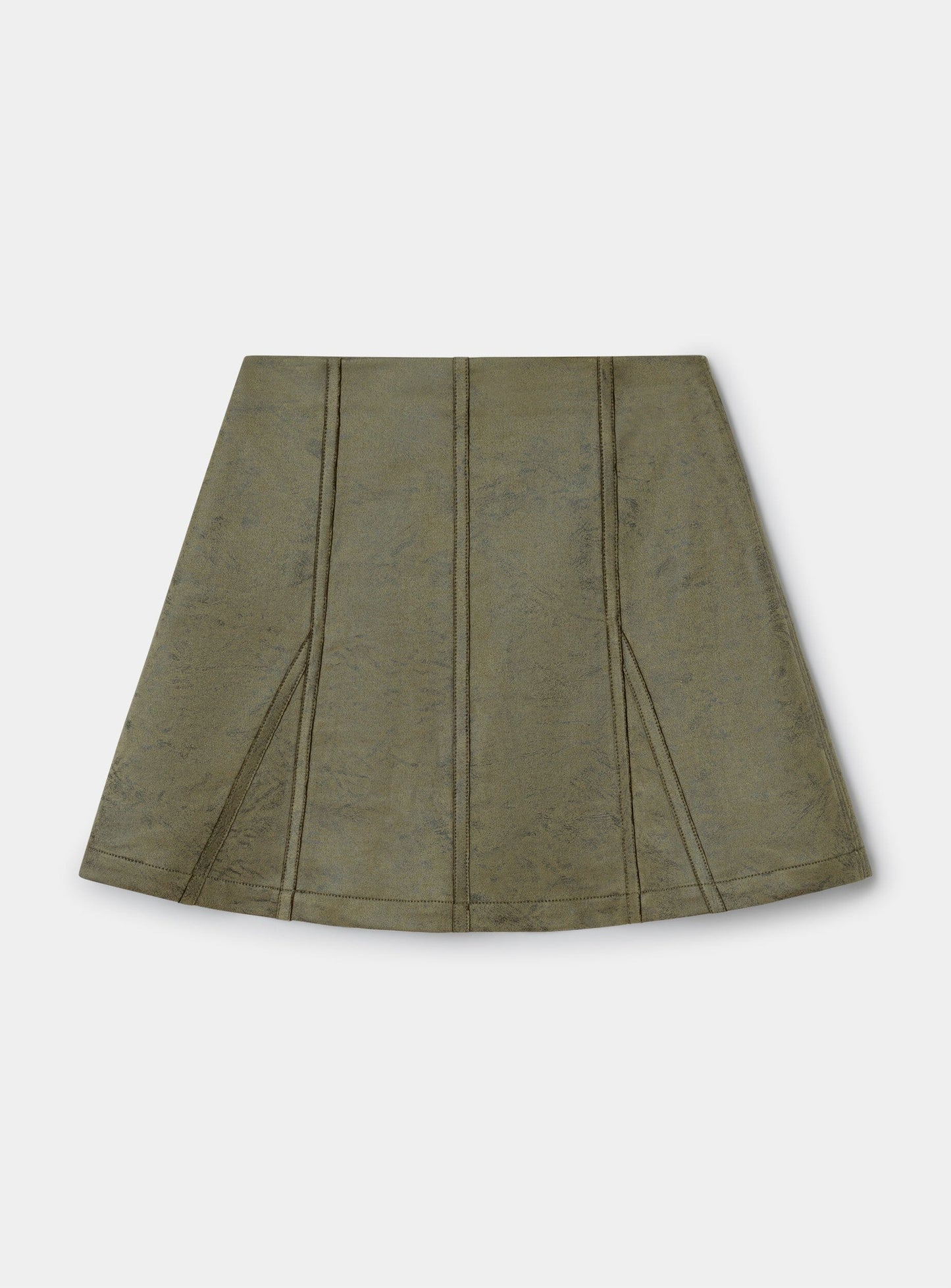 JUDY KHAKI SHORT SKIRT