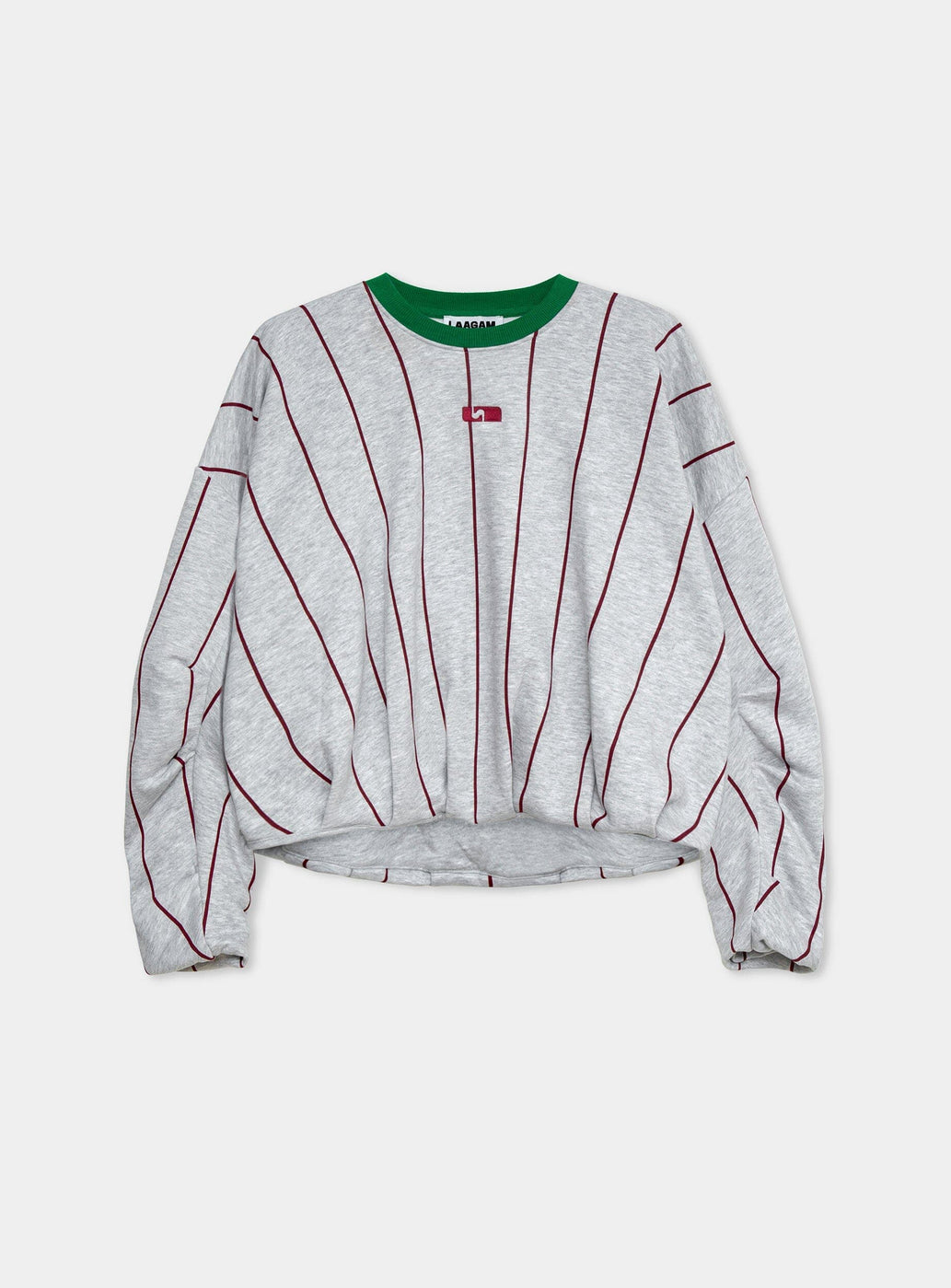 KELLY GREY STRIPED SWEATSHIRT