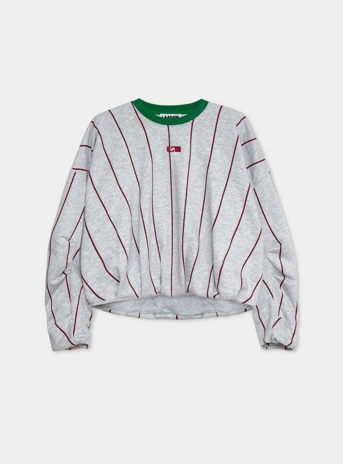 KELLY GREY STRIPED SWEATSHIRT