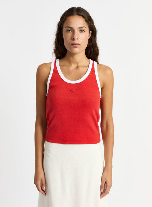 KELSI RED TANK TOP