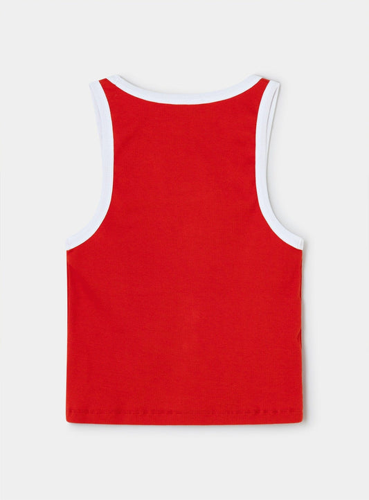 KELSI RED TANK TOP