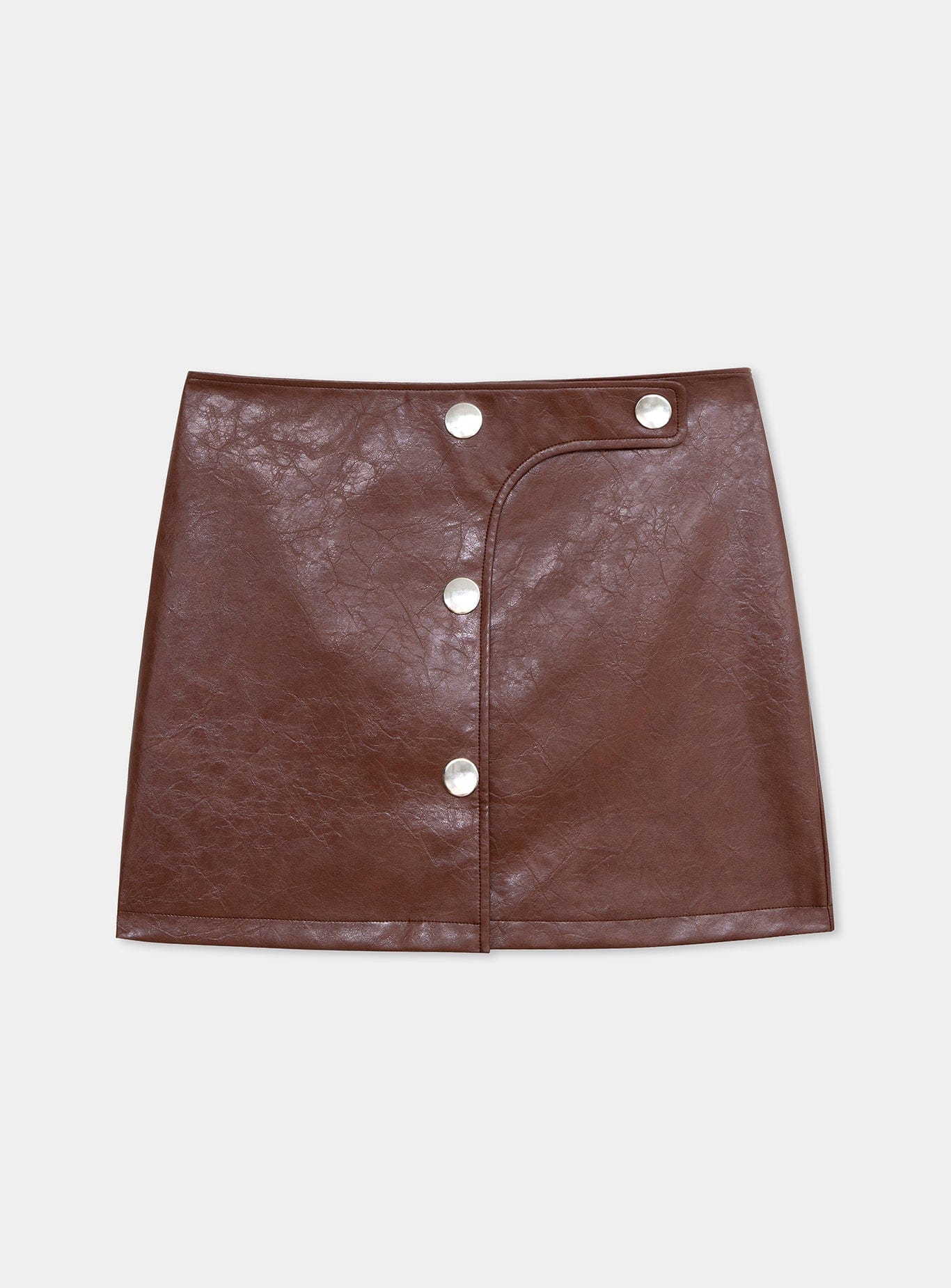 LENA BROWN SHORT SKIRT