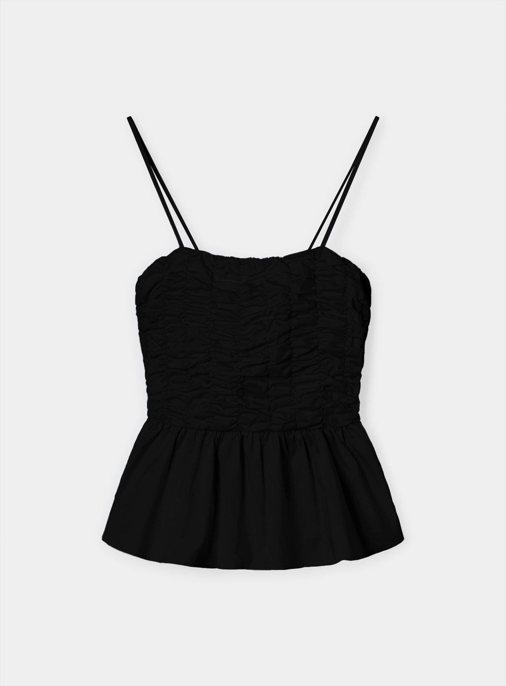 MATILDA BLACK RUCHED TOP