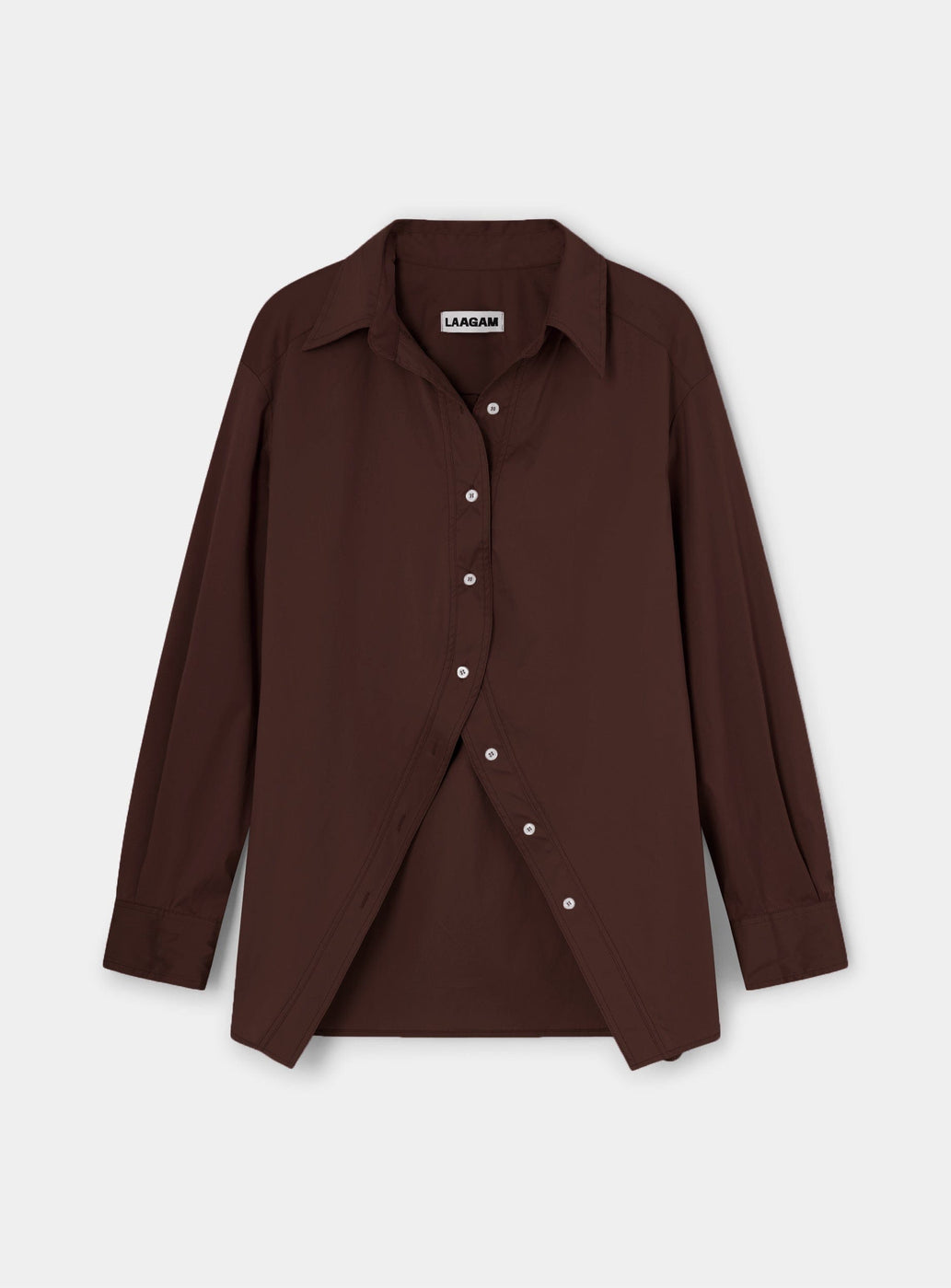 NO BOYFRIEND BROWN SHIRT