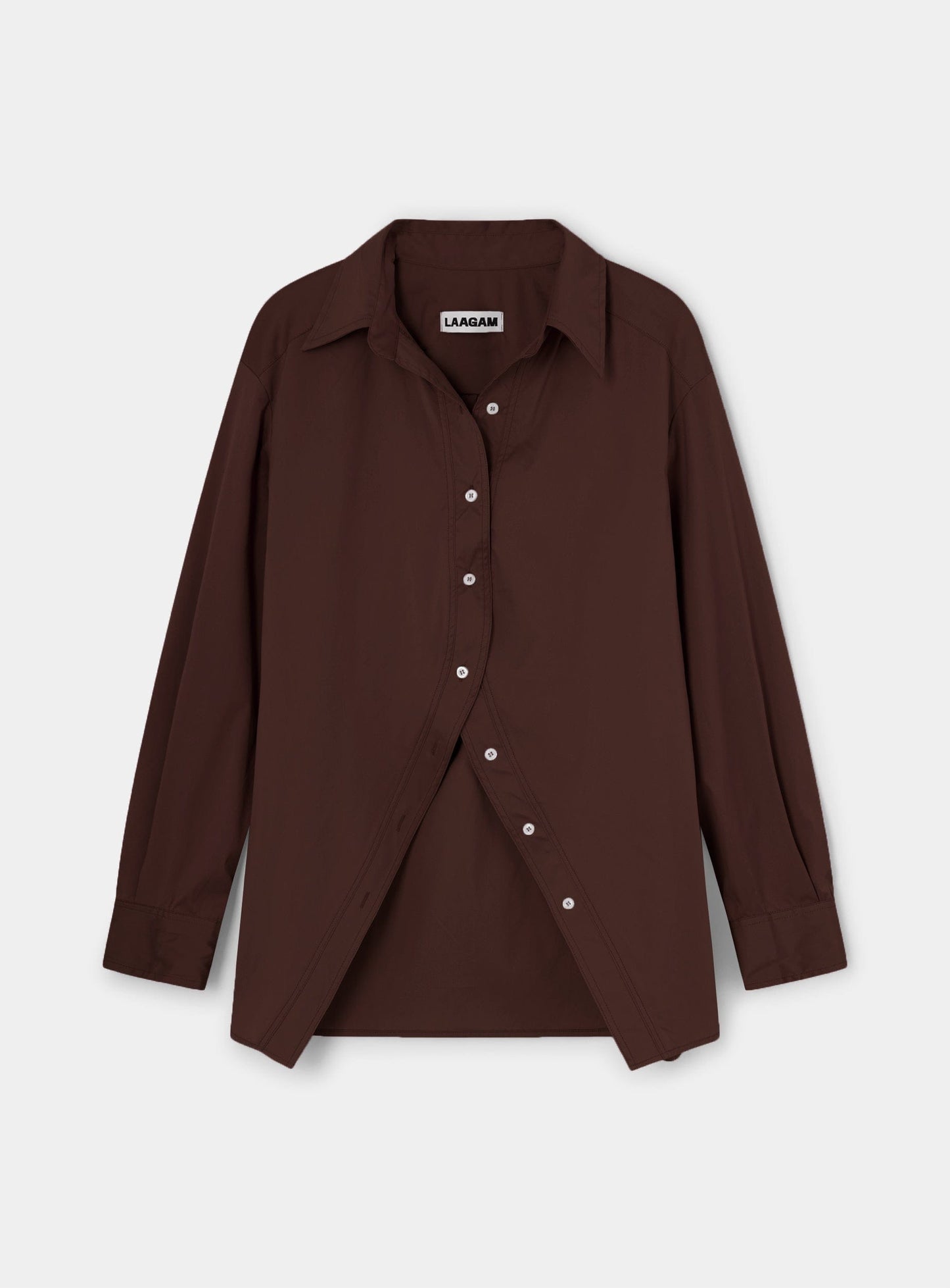 NO BOYFRIEND BROWN SHIRT