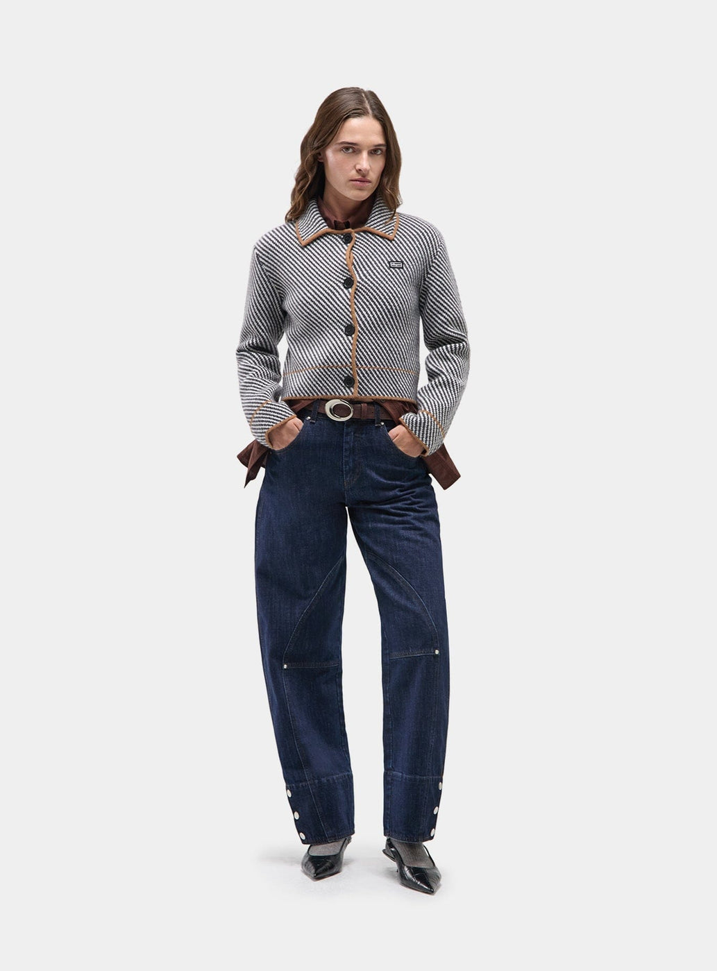 NOHO DENIM BARREL JEANS