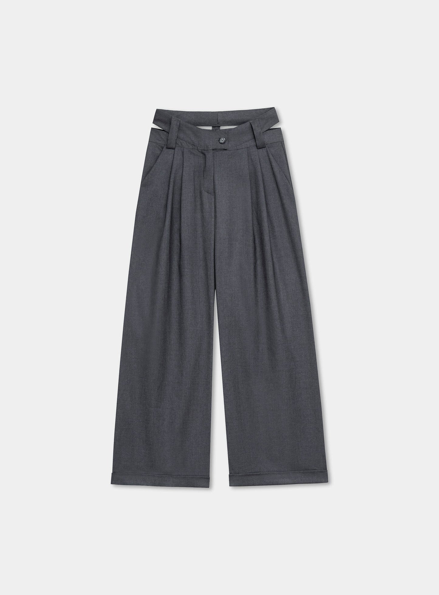 SMITH GREY TAILORED PANTS