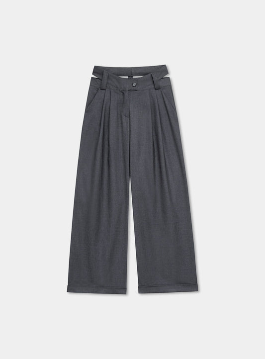 SMITH GREY TAILORED PANTS