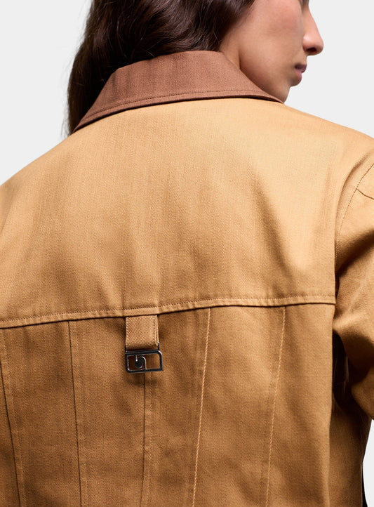 NEXA SERGE CAMEL JACKET
