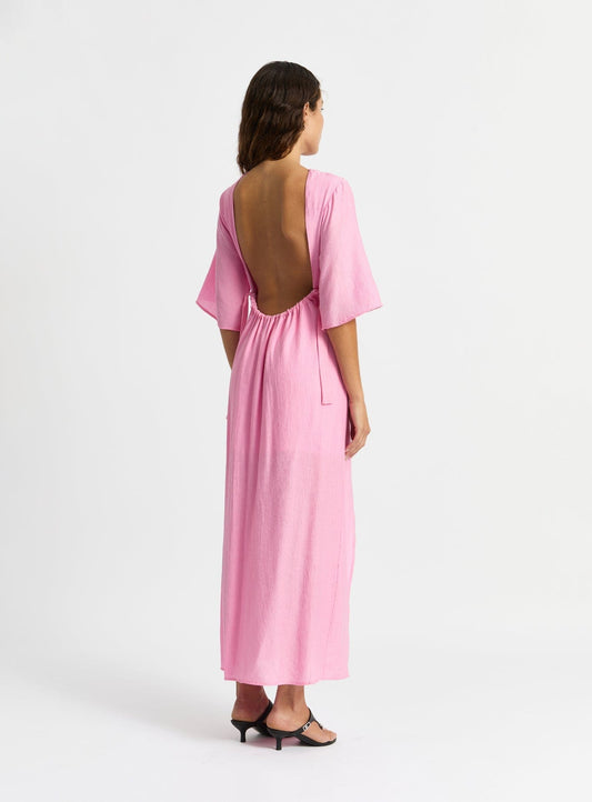MORGAN TEXTURED MIDI DRESS