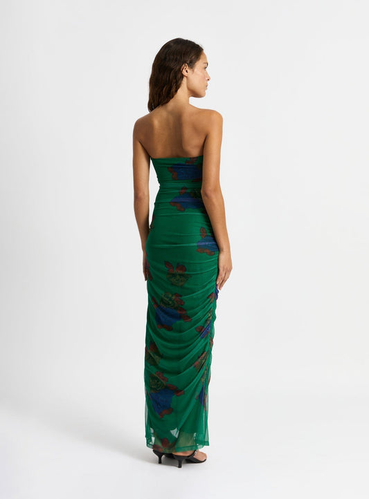 SELMA GREEN MIDI DRESS