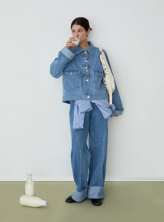 DALSTON LIGHT BLUE DENIM JACKET