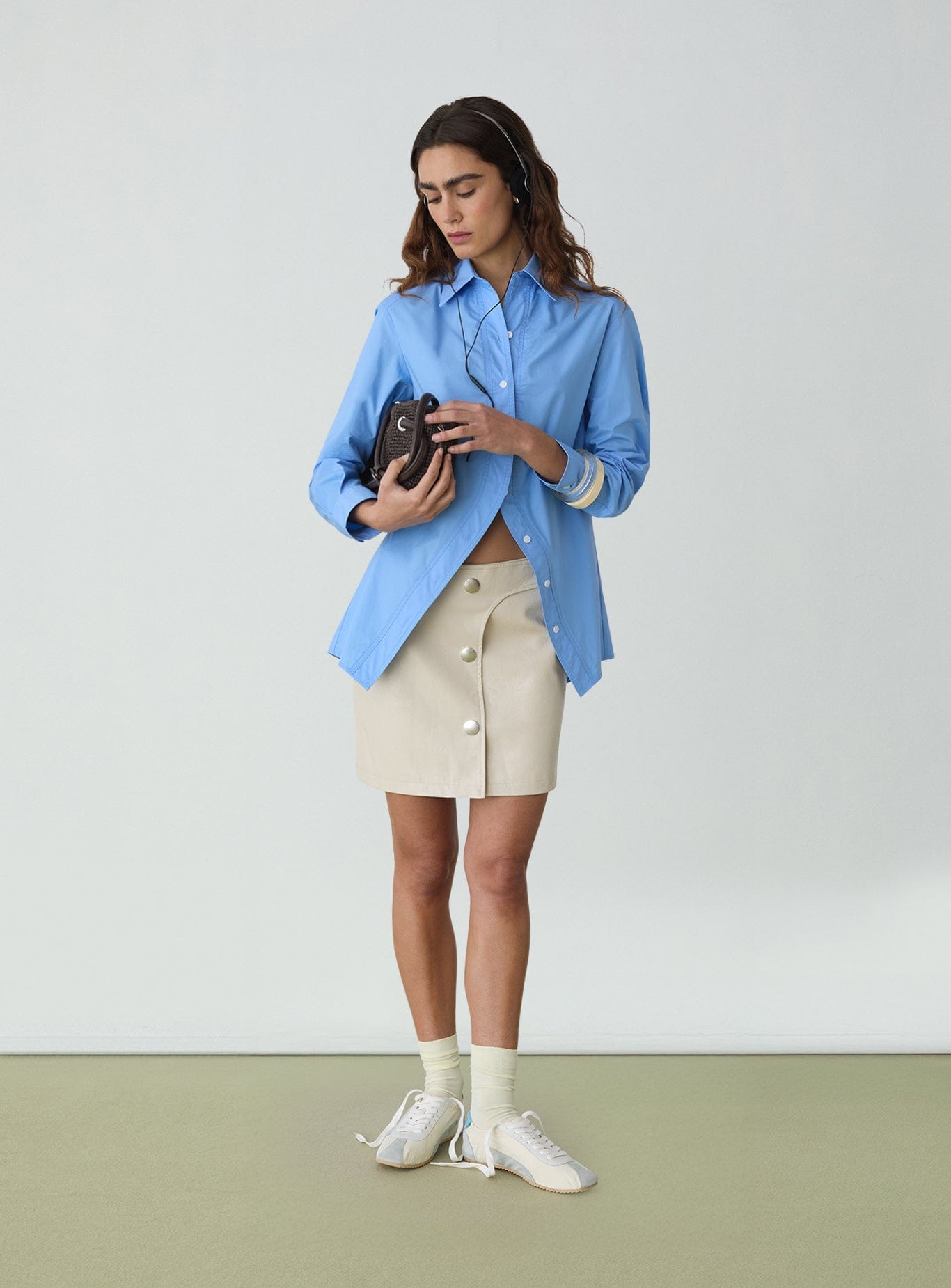 NO BOYFRIEND BLUE SHIRT