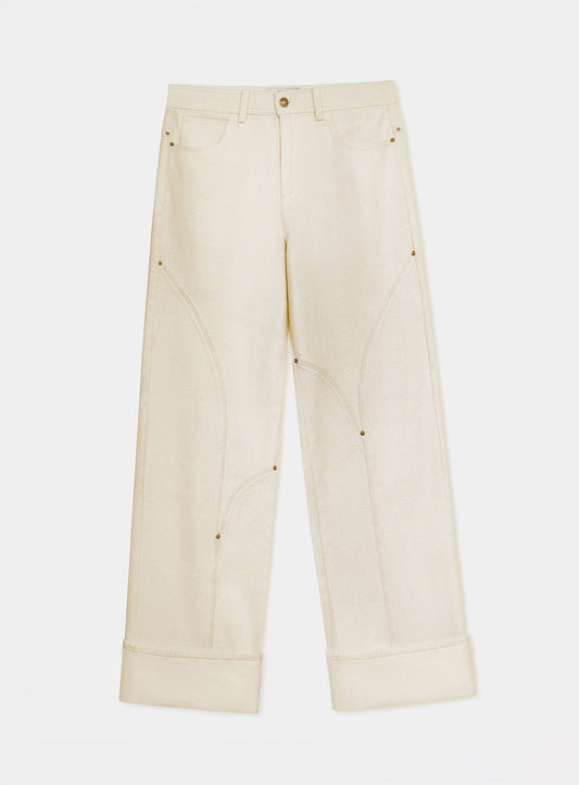 DALLAS ECRU DENIM PANTS